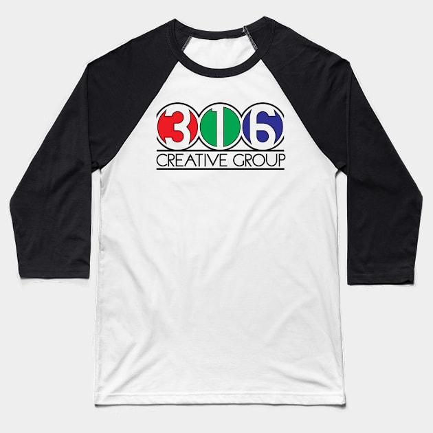 316 Creative Group Logo RGB Baseball T-Shirt by 316CreativeGroup